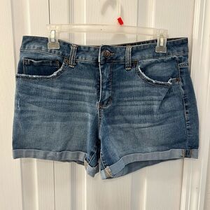 Classic Blue Denim Women's Jean Shorts